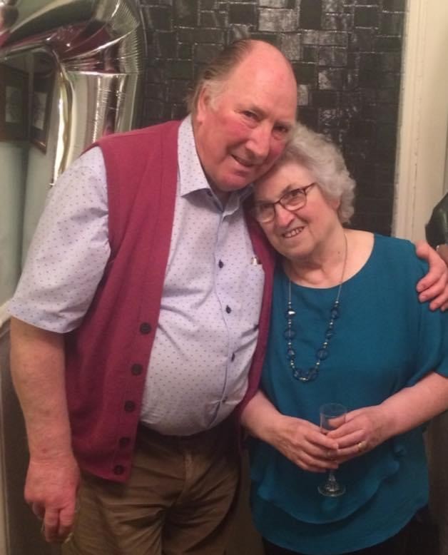 Mary McGregor with her late husband Alister McGregor