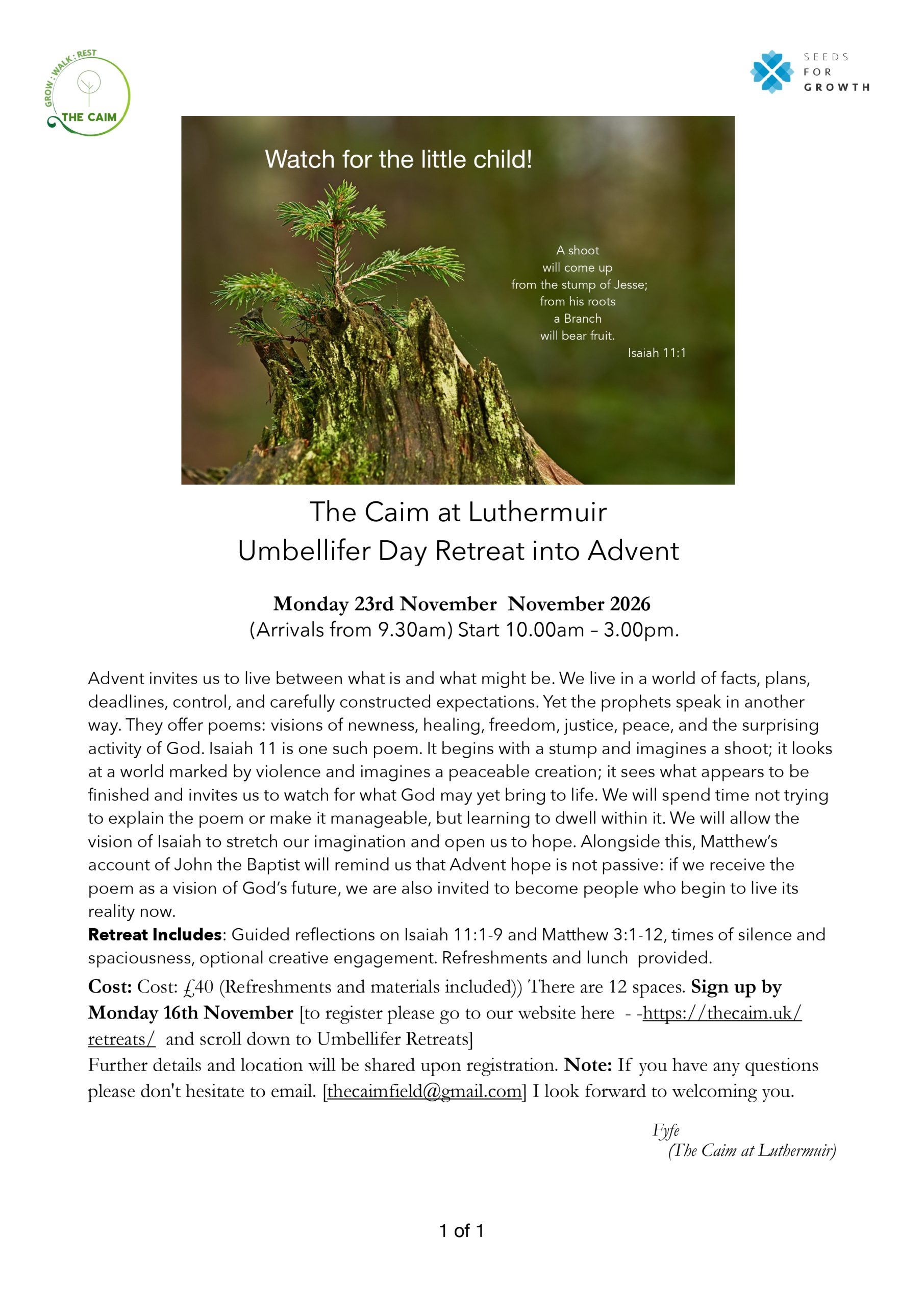 Umbellifer Retreat Advent 26 Brochure _page-0001